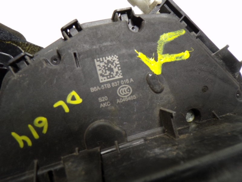 Recambio de cerradura puerta delantera derecha para seat toledo (kg3) 1.6 tdi referencia OEM IAM 5TB837016A 5TB837016A 