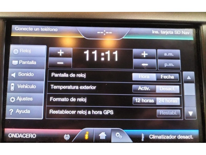 Recambio de pantalla multifuncion para ford mondeo lim. trend referencia OEM IAM 5308885 DS7T14F239CH 