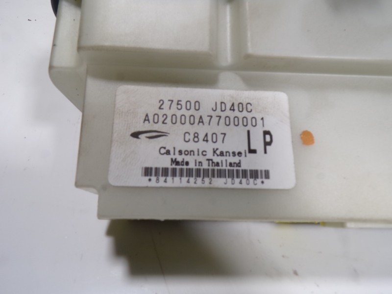 Recambio de mando climatizador para nissan qashqai (j10) tekna referencia OEM IAM 27500JD40C 27500JD40C 