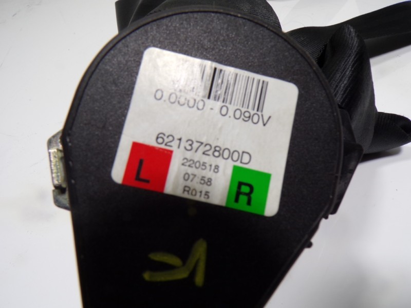 Recambio de cinturon seguridad trasero izquierdo para seat toledo (kg3) 1.6 tdi referencia OEM IAM 5JH857447CRAA 621372800D 
