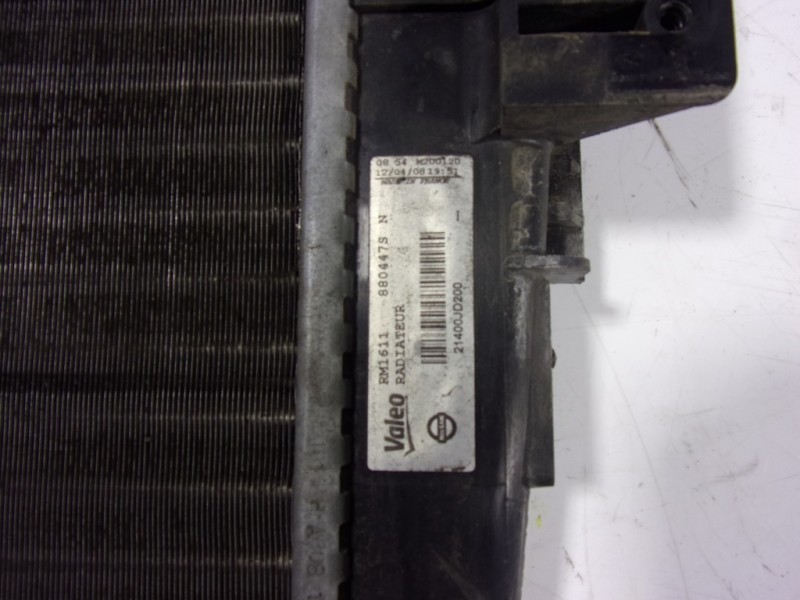 Recambio de radiador agua para nissan qashqai (j10) tekna referencia OEM IAM 21400JD200 21400JD200 