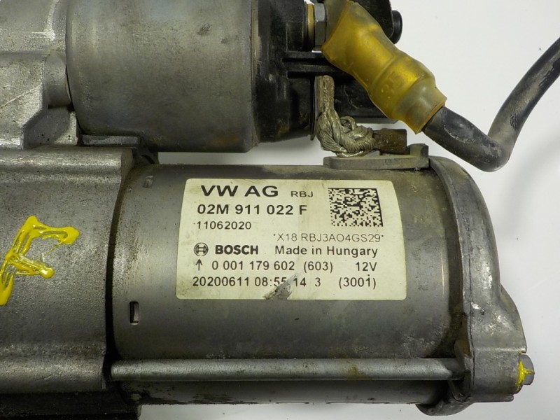 Recambio de motor arranque para skoda fabia combi 1.0 tsi referencia OEM IAM 02M911022F 02M911022F 