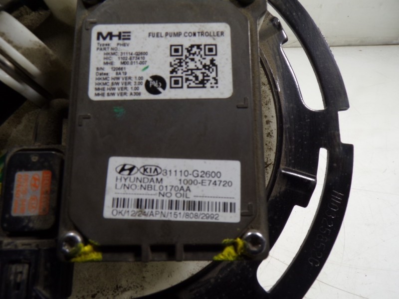 Recambio de aforador para kia niro drive plug-in hybrid referencia OEM IAM 31120G2600 31110G2600 