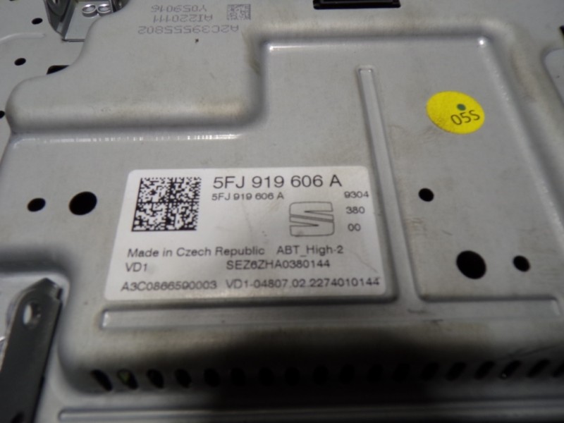 Recambio de pantalla multifuncion para seat ibiza (kj1) fr referencia OEM IAM 5FJ919606A 5FJ919606A 