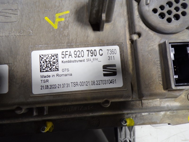 Recambio de cuadro instrumentos para seat leon sportstourer (kl8) fr referencia OEM IAM 5FA920790C 5FA920790C 