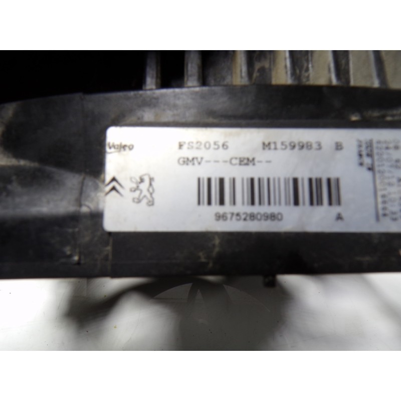 Recambio de electroventilador para citroën c-elysée 1.6 hdi fap referencia OEM IAM 9812028580 9675280980 AD1264M143131