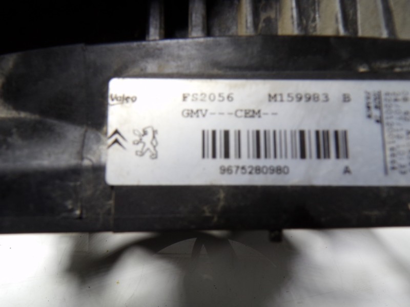 Recambio de electroventilador para citroën c-elysée 1.6 hdi fap referencia OEM IAM 9812028580 9675280980 AD1264M143131