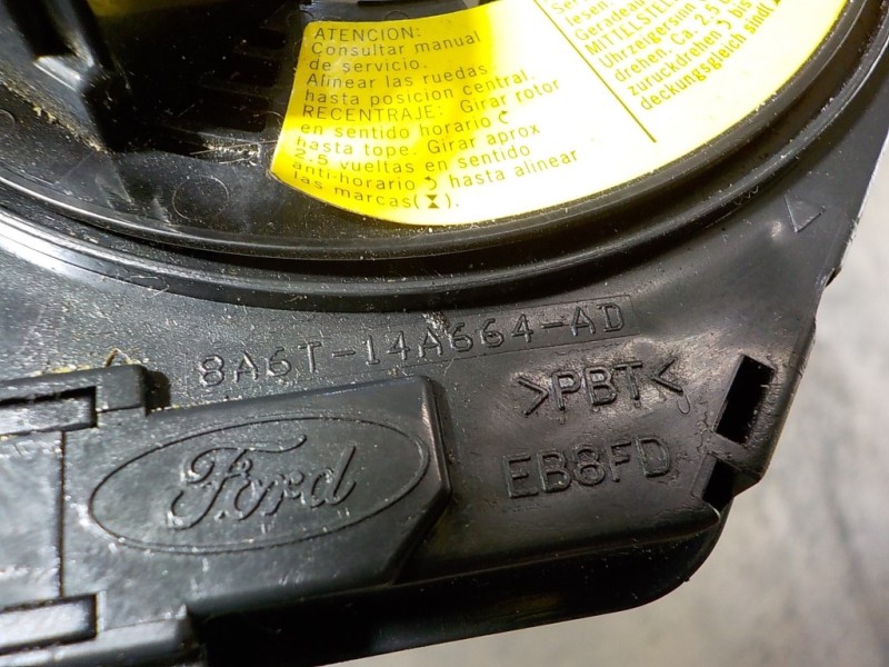 Recambio de anillo airbag para ford fiesta (cb1) 1.25 16v cat referencia OEM IAM 2116409 8A6T14A664AD 