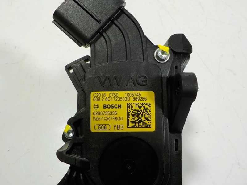 Recambio de potenciometro pedal para skoda fabia combi 1.0 tsi referencia OEM IAM 6C1723503D 6C1723503D 