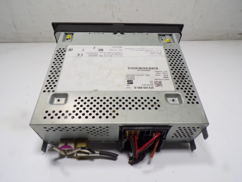 Recambio de sistema audio / radio cd para seat toledo (kg3) 1.6 tdi referencia OEM IAM 5F0035885D 5F0035885D 