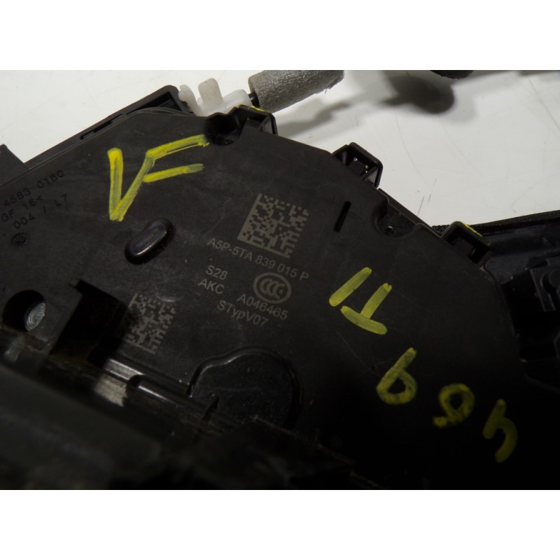 Recambio de cerradura puerta trasera izquierda para seat leon sportstourer (kl8) 2.0 tdi referencia OEM IAM 5TA839015P 5TA839015