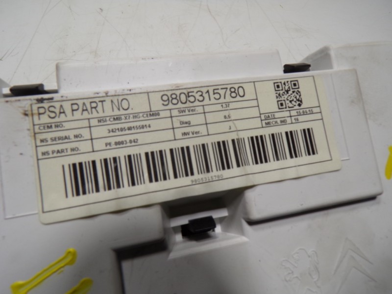 Recambio de cuadro instrumentos para citroën c5 berlina 2.0 hdi fap referencia OEM IAM 9805315780 9805315780 