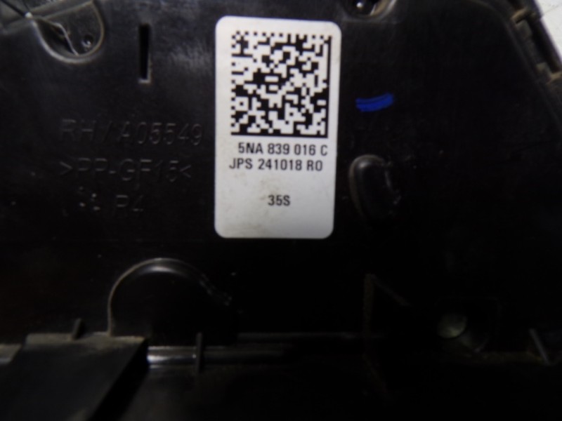 Recambio de cerradura puerta trasera derecha para volkswagen tiguan 2.0 tdi referencia OEM IAM 5NA839016E 5NA839016C 241018RO