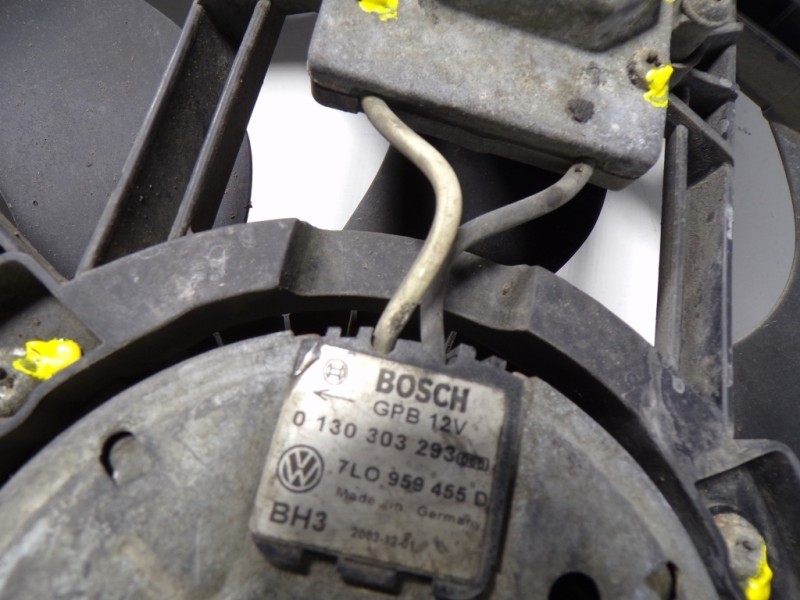 Recambio de electroventilador para volkswagen touareg (7la) 2.5 tdi referencia OEM IAM 7L0121207D 0130303292 0130303293