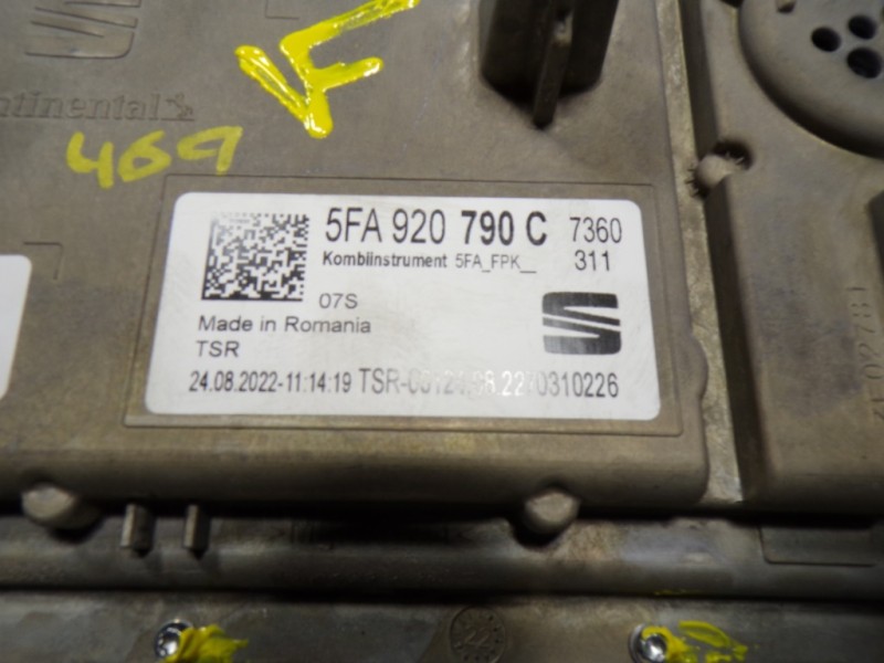 Recambio de cuadro instrumentos para seat leon sportstourer (kl8) 2.0 tdi referencia OEM IAM 5FA920790C 5FA920790C 