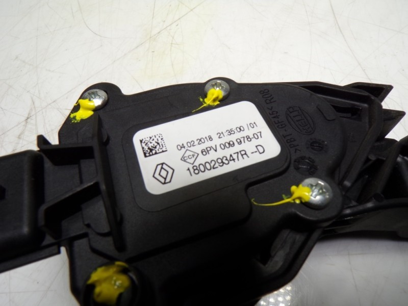 Recambio de potenciometro pedal para renault captur 1.2 tce energy referencia OEM IAM 180029347R 6PV00997807 6PV00997807