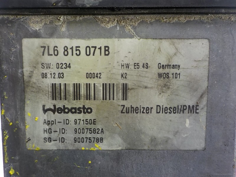 Recambio de motor calefaccion para volkswagen touareg (7la) 2.5 tdi referencia OEM IAM 7L6815071F 7L6815071B 97150E