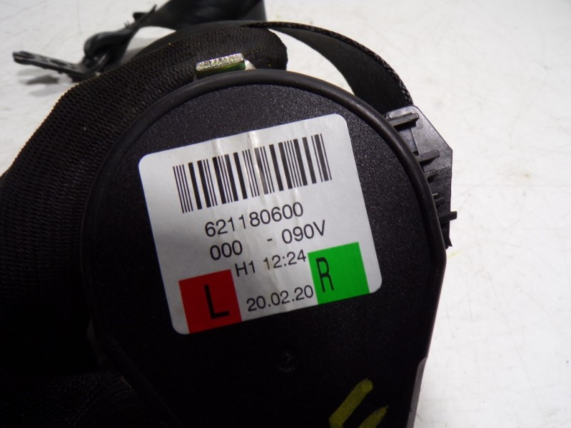 Recambio de cinturon seguridad trasero derecho para seat leon (5f1) style referencia OEM IAM 5F0857805CRAA 621180600 