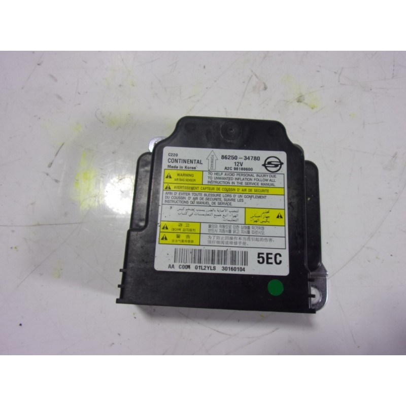 Recambio de centralita airbag para ssangyong korando premium 4x2 referencia OEM IAM  8625034780 