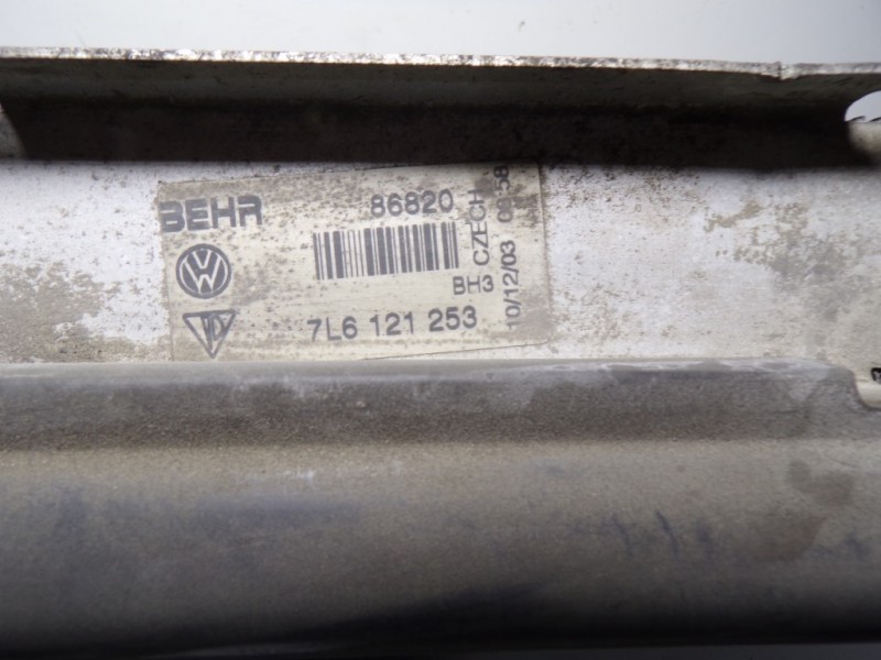 Recambio de radiador agua para volkswagen touareg (7la) 2.5 tdi referencia OEM IAM 7L6121253C 7L6121253 