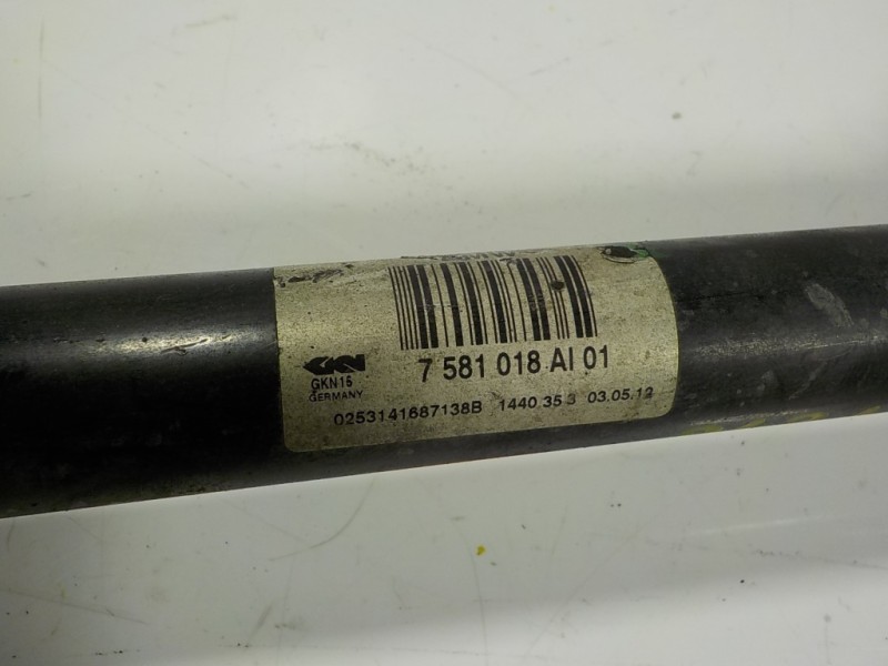 Recambio de transmision trasera derecha para bmw serie 5 lim. (f10) 530d xdrive referencia OEM IAM 33207581018 7581018AI01 