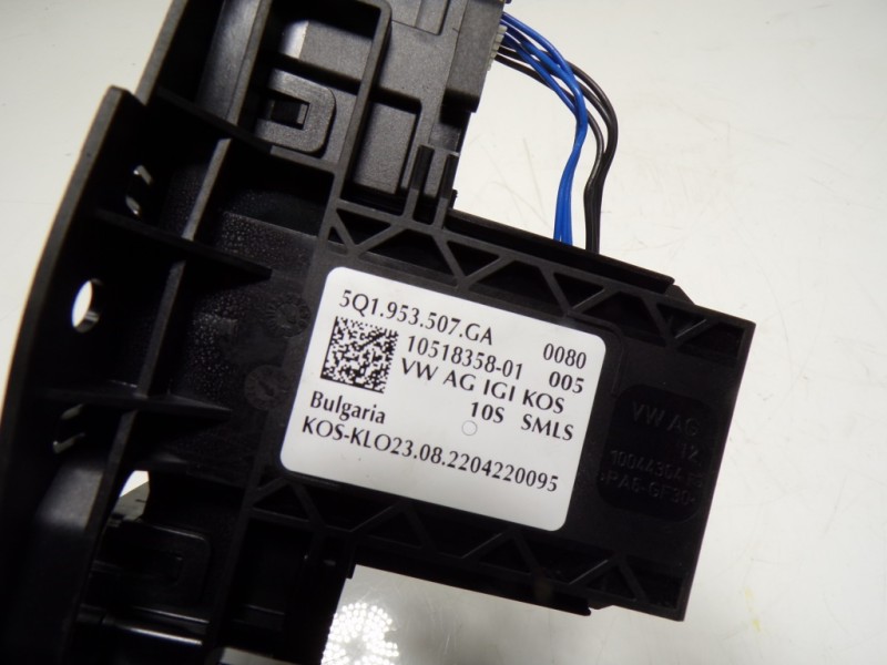 Recambio de mando intermitentes para seat leon sportstourer (kl8) 2.0 tdi referencia OEM IAM 5Q1953507GAIGI 5Q1953507GA 