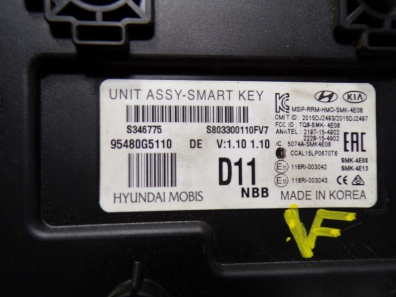 Recambio de modulo electronico para kia niro drive plug-in hybrid referencia OEM IAM 95480G5110 95480G5110 