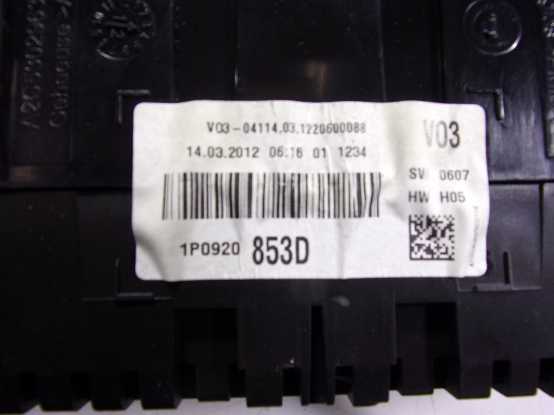 Recambio de cuadro instrumentos para seat leon (1p1) 1.6 tdi referencia OEM IAM 1P0920853DX 1P0920853D 