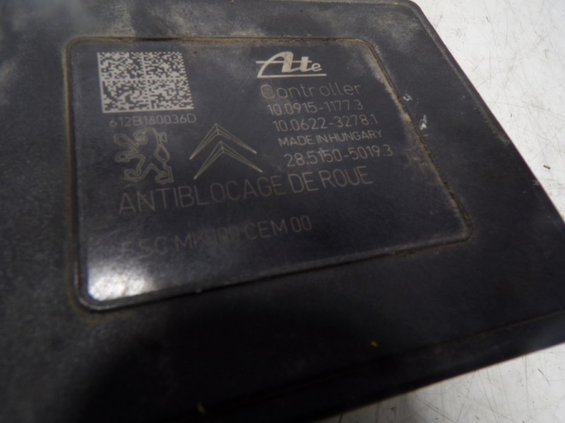 Recambio de abs para citroën c-elysée 1.6 hdi fap referencia OEM IAM 1609720280 9804162080 10091511773