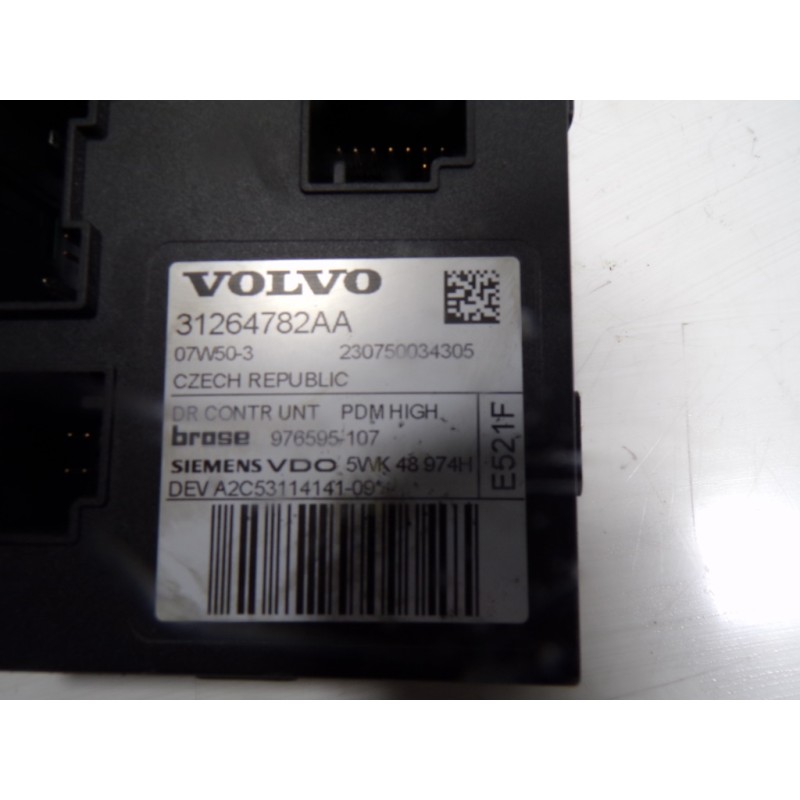 Recambio de motor elevalunas delantero derecho para volvo c30 2.4 20v diesel referencia OEM IAM 31295235 31264782AA 