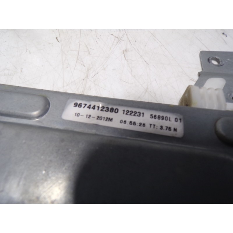 Recambio de elevalunas delantero derecho para citroën c-elysée 1.6 hdi fap referencia OEM IAM 9674412380 9674412380 