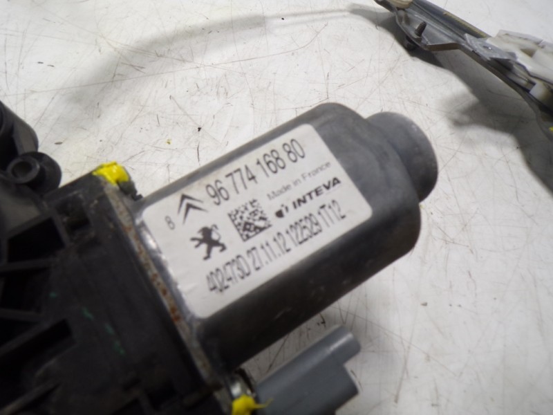 Recambio de elevalunas delantero derecho para citroën c-elysée 1.6 hdi fap referencia OEM IAM 9674412380 9674412380 