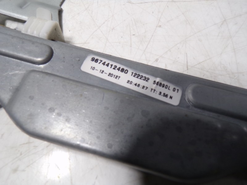 Recambio de elevalunas delantero izquierdo para citroën c-elysée 1.6 hdi fap referencia OEM IAM 9674412480 9674412480 