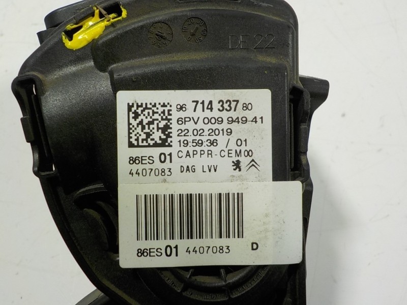 Recambio de potenciometro pedal para peugeot 2008 (--.2013) 1.6 blue-hdi fap referencia OEM IAM 1601CW 9671433780 