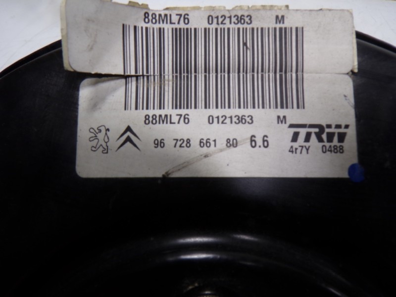 Recambio de servofreno para citroën c-elysée 1.6 hdi fap referencia OEM IAM 1606859880 9672866180 88ML760121363