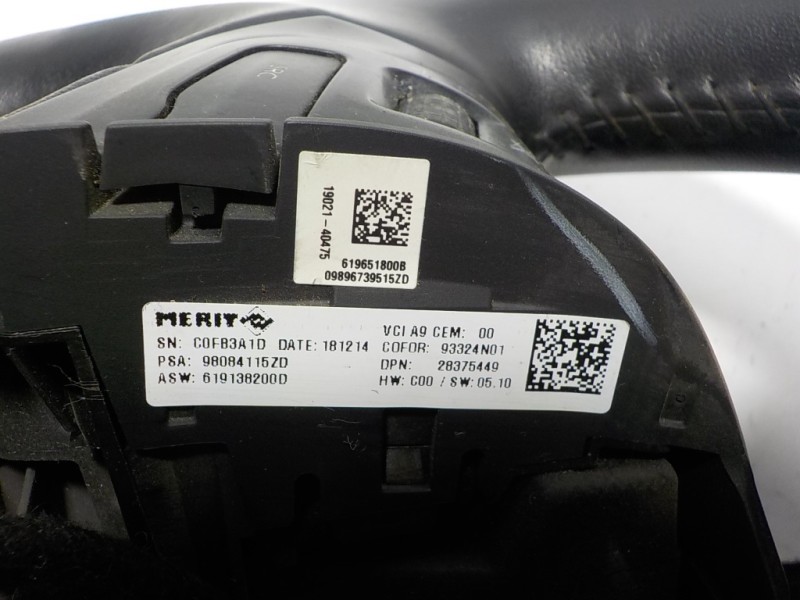 Recambio de volante para peugeot 2008 (--.2013) 1.6 blue-hdi fap referencia OEM IAM 98084115ZD 98084115ZD 