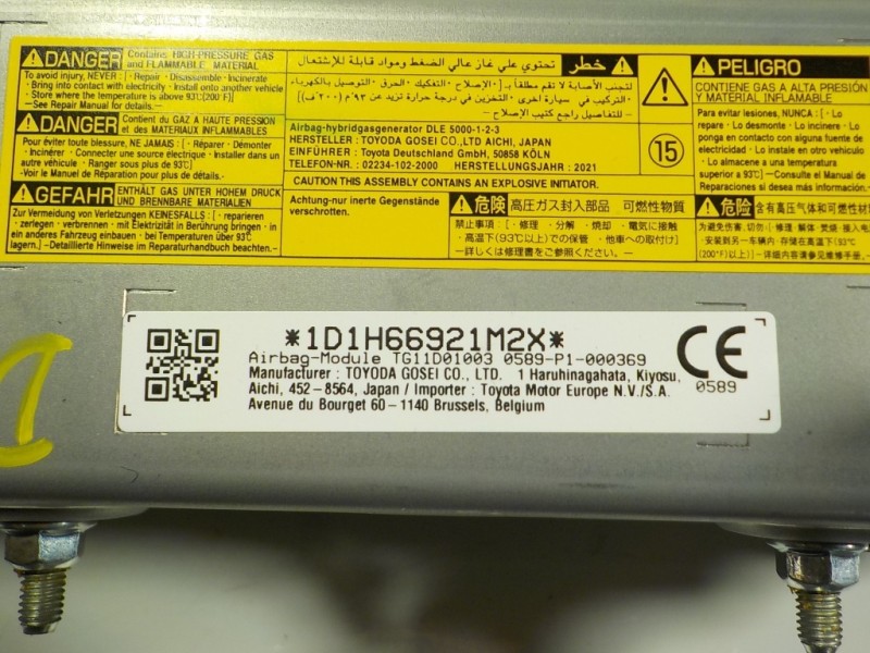 Recambio de airbag lateral delantero izquierdo para lexus nx 300h 2wd referencia OEM IAM 7390078010C0 1D1H66921M2X 0589P1000369