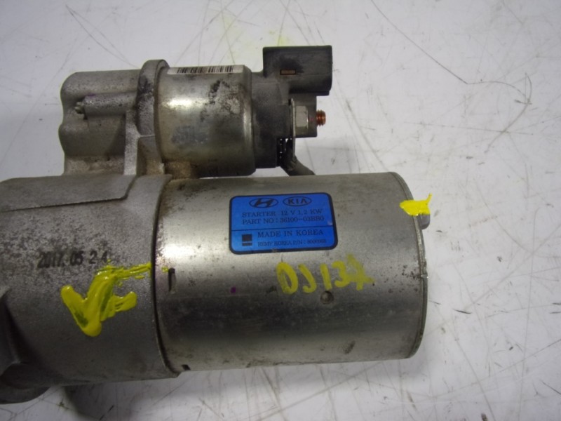 Recambio de motor arranque para kia rio (yb) 1.2 cat referencia OEM IAM 3610003BB0 3610003BB0 