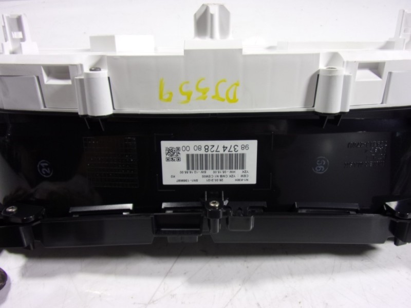 Recambio de cuadro instrumentos para toyota proace referencia OEM IAM  9837472880 