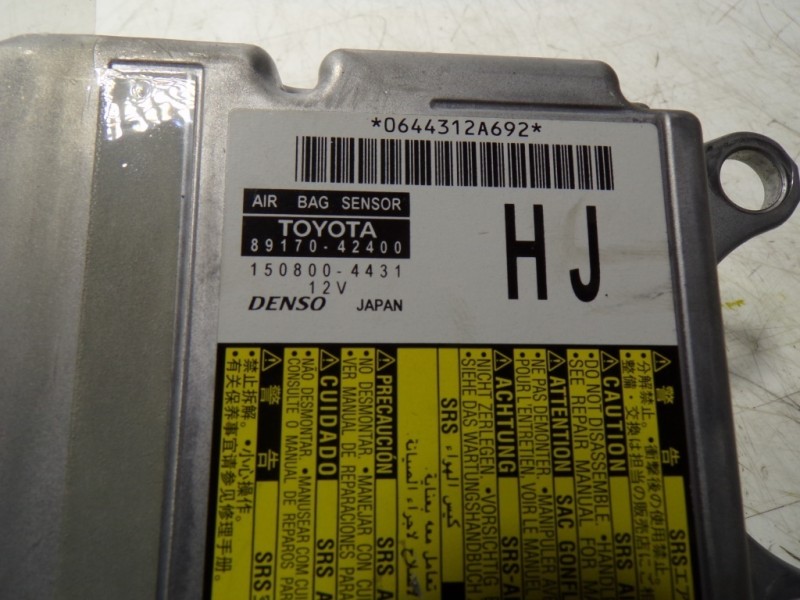 Recambio de centralita airbag para toyota rav 4 advance hybrid referencia OEM IAM 8917042400 8917042400 0644312A692