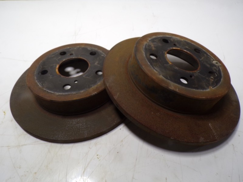 Recambio de disco freno trasero para toyota rav 4 advance hybrid referencia OEM IAM 4243142060  