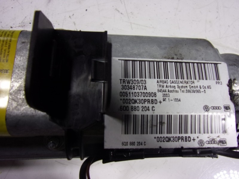 Recambio de airbag delantero derecho para volkswagen polo (9n1) 1.4 16v referencia OEM IAM  6Q0880204C 
