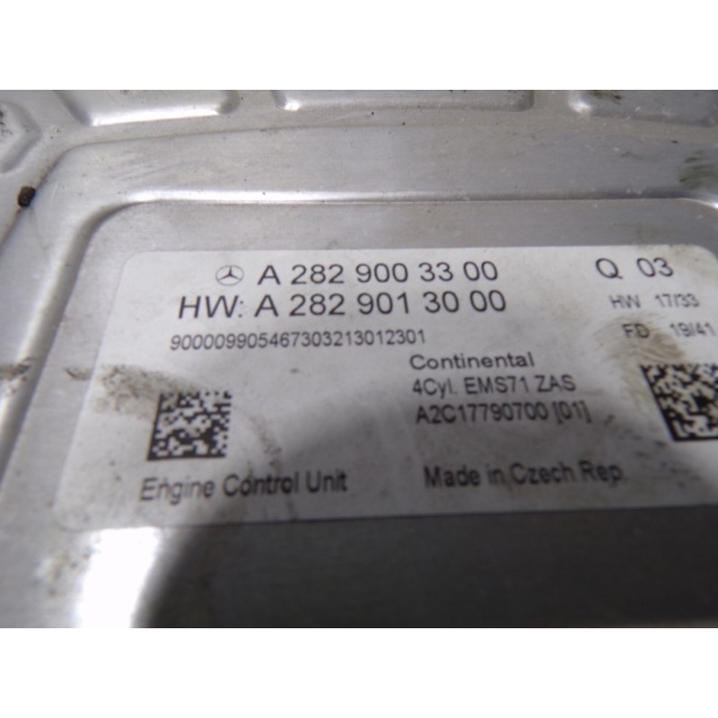 Recambio de centralita motor uce para mercedes-benz cla-klasse (bm 118) cla 180 (118.384) referencia OEM IAM A2829003300 A282900