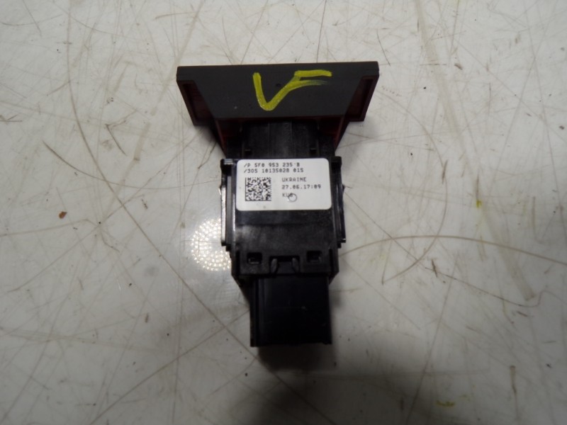 Recambio de warning para seat ibiza (6p1) 1.4 tdi referencia OEM IAM 5F0953235B1QB 5F0953235B 