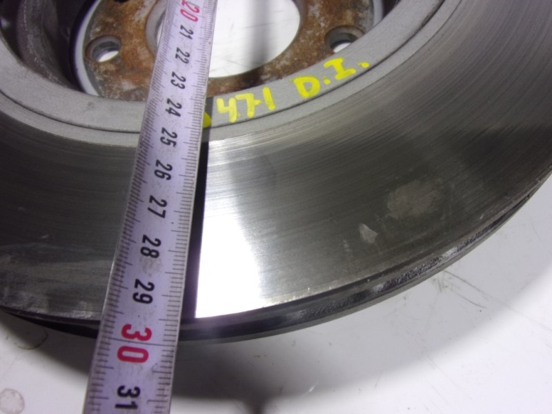 Recambio de disco freno delantero para nissan qashqai (j10) 1.6 dci turbodiesel cat referencia OEM IAM 40206JG00C  