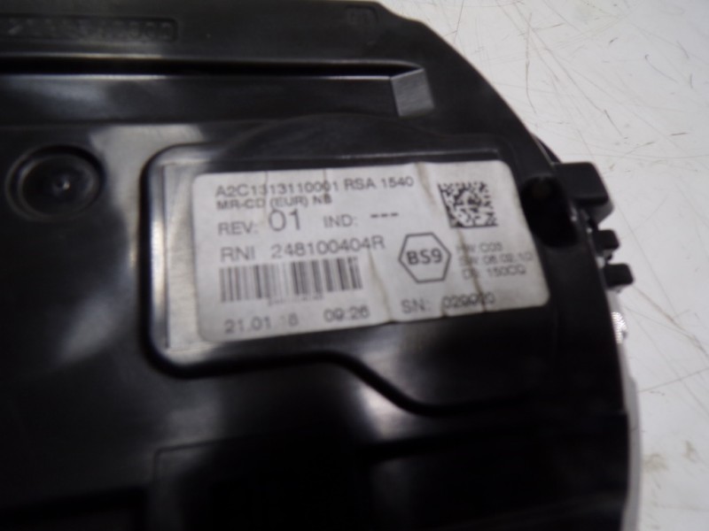 Recambio de cuadro instrumentos para renault talisman 1.5 dci diesel fap energy referencia OEM IAM 248100404R 248100404R 