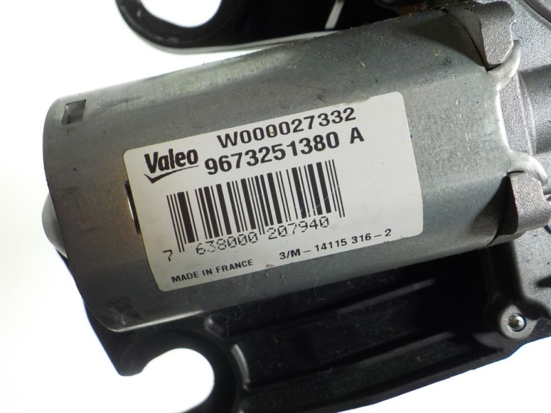 Recambio de motor limpia trasero para peugeot 208 1.4 hdi fap referencia OEM IAM 9673251380 9673251380A W000027332