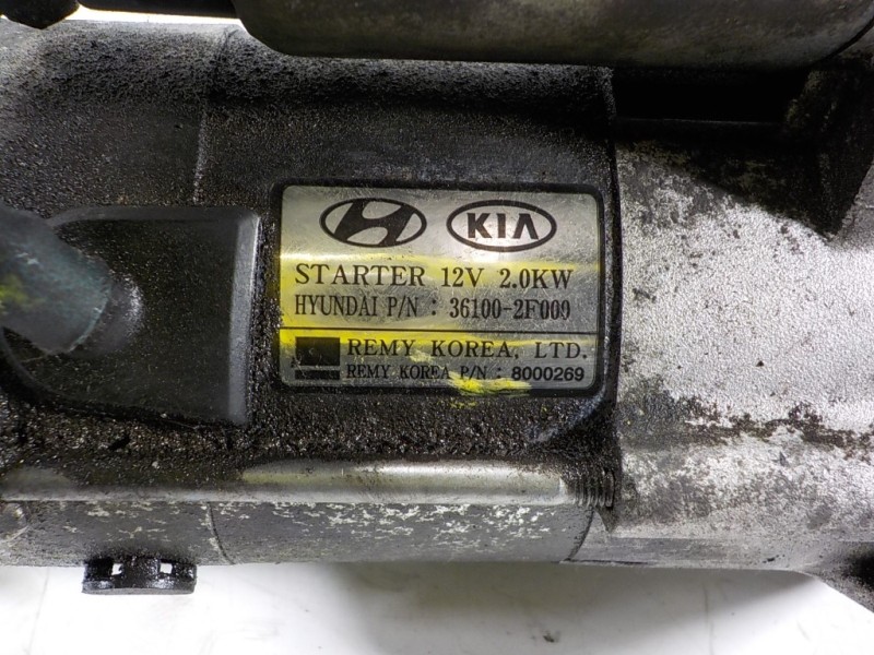 Recambio de motor arranque para kia sorento () emotion 4x4 referencia OEM IAM 361002F000 361002F000 
