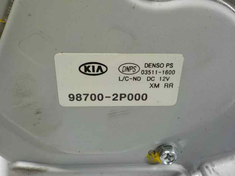 Recambio de motor limpia trasero para kia sorento () emotion 4x4 referencia OEM IAM 987002P000 987002P000 