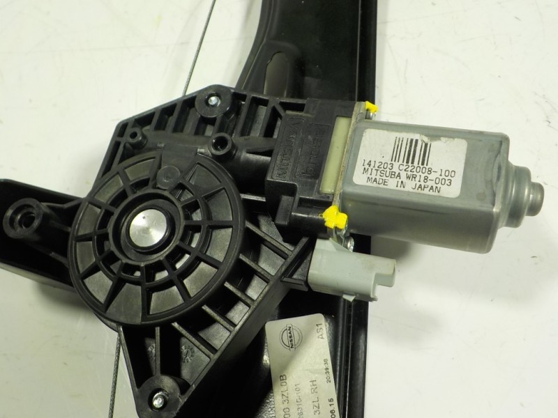 Recambio de elevalunas delantero izquierdo para nissan pulsar (c13) 1.5 turbodiesel cat referencia OEM IAM 807013ZL0B 141203C220